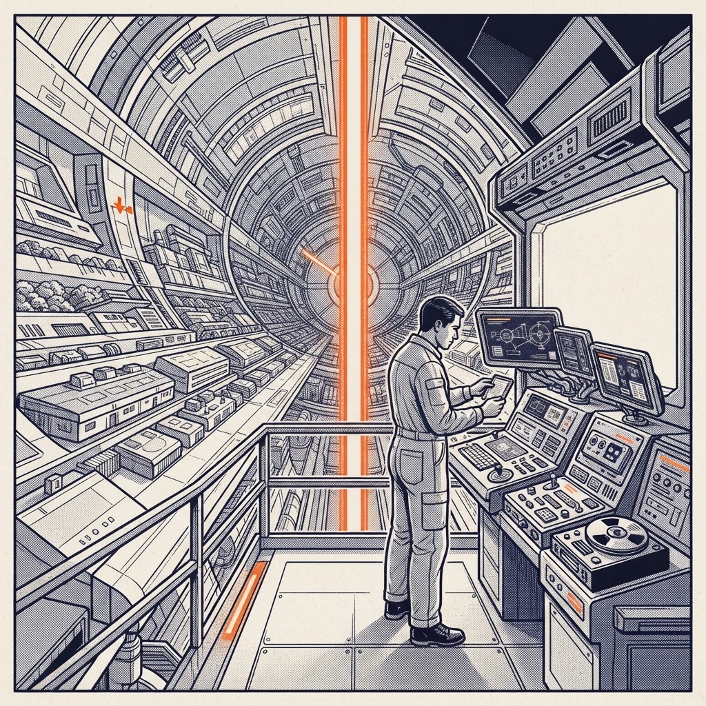 Field plate — Ship Archivist and Historian, GSV Long Now, Centauri Heading