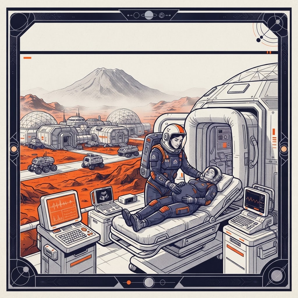 Field plate — Settlement Midwife (Low-G Obstetrics Certified), Elysium Settlement, Mars