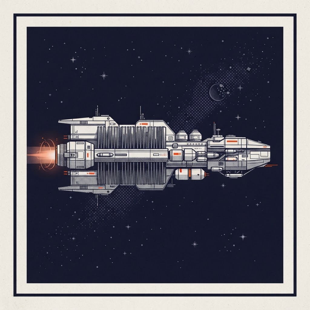 Sector 03 identification plate — Deep Space Vessels