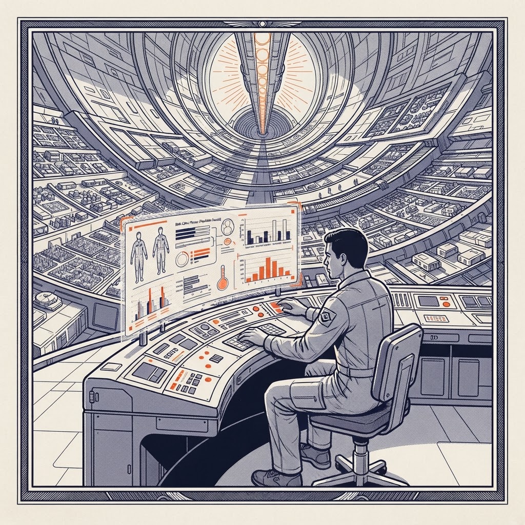 Field plate — Birth Cohort Planner (Population Council), GSV Long Now, Centauri Heading