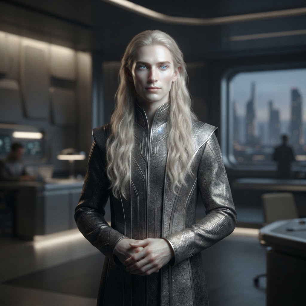 Official Council portrait of Selene Lyrana, Commissioner of Cultural Exchange