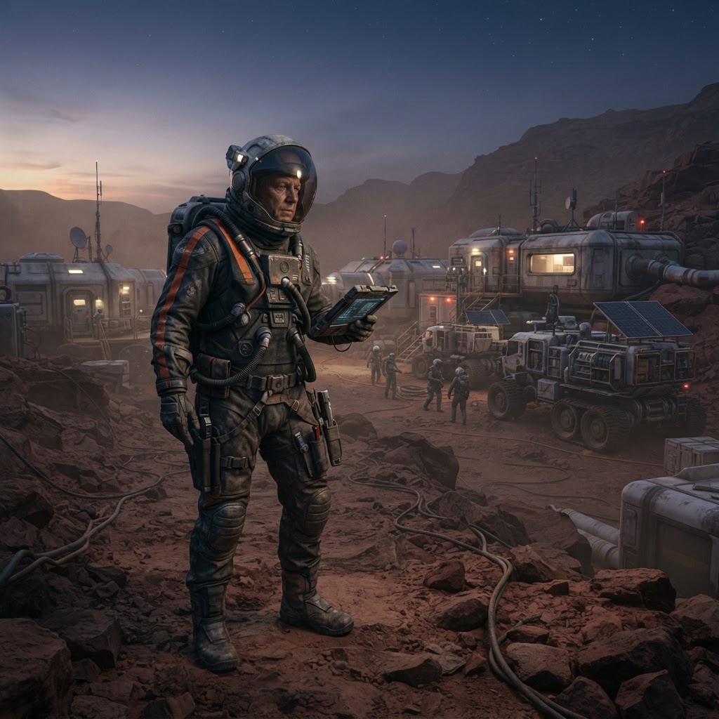 Field plate — Director of Cohort 7 Security Operations, Phobos Transfer Hub