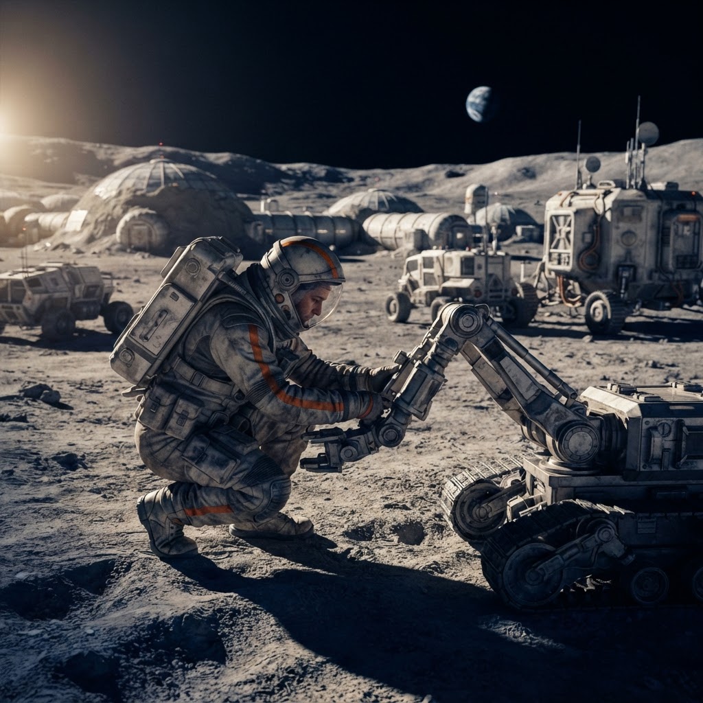 Field plate — Rapid Response Robotics Specialist, Shackleton Base, Luna South Pole