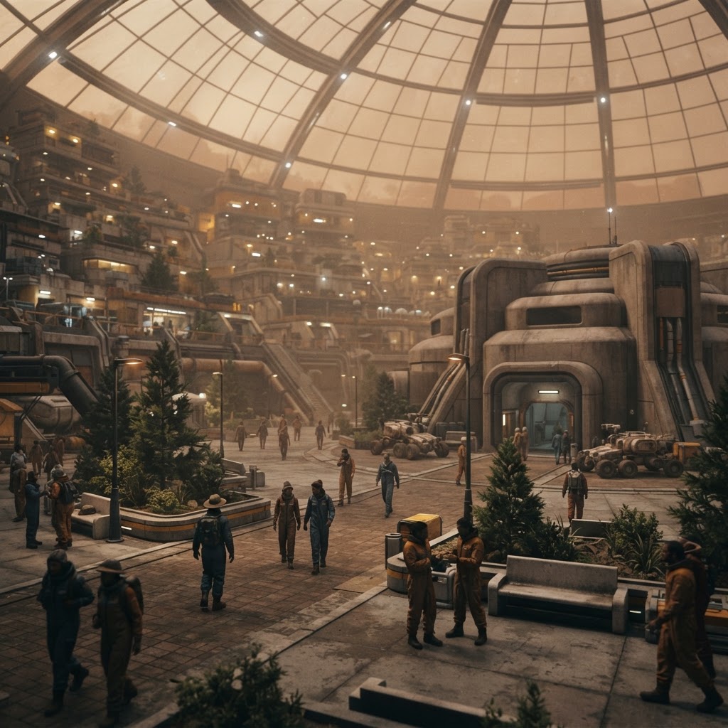 Operational photograph of The Elysium Settlement Council