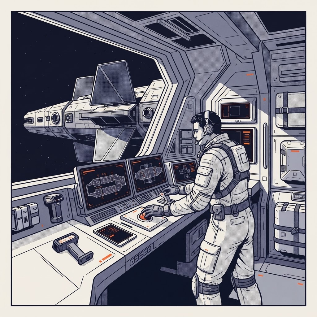 Field plate — Cargo Master, Outer System Lines, ICV Meridian, Jupiter Trade Line