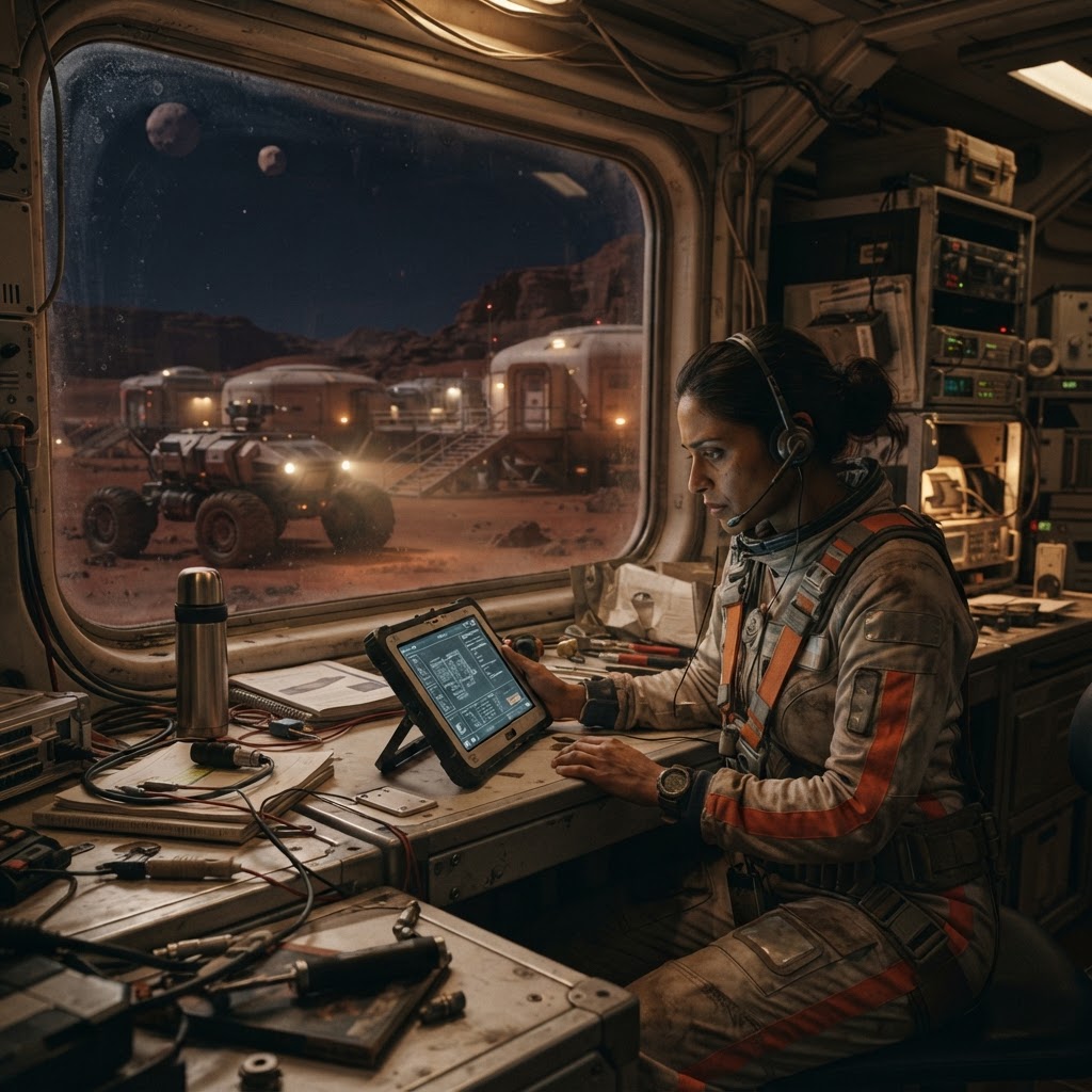 Field plate — Chief Night Cycle Education and Family Services Liaison, Phobos Transfer Hub