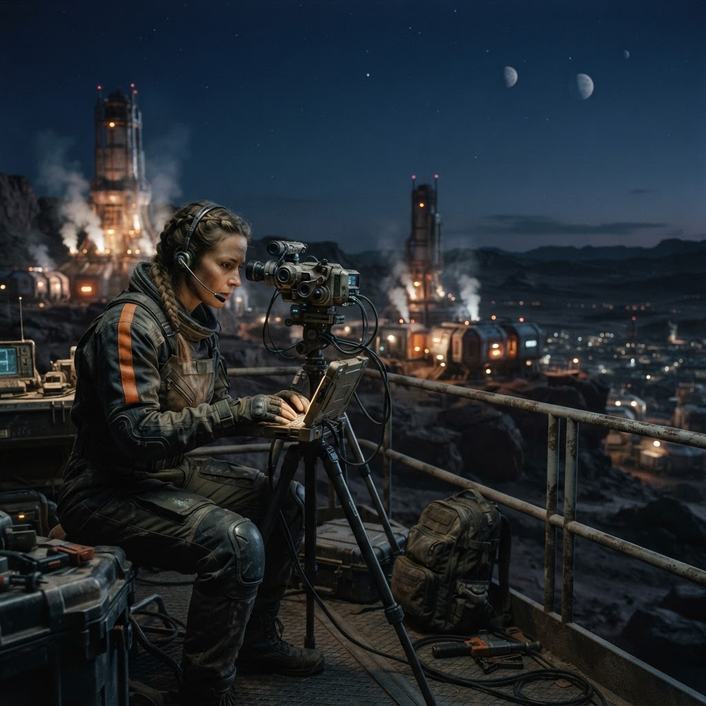 Field plate — Chief Night Cycle Xeno-Linguist and Contact Specialist, Proxima Centauri b Advance Mission