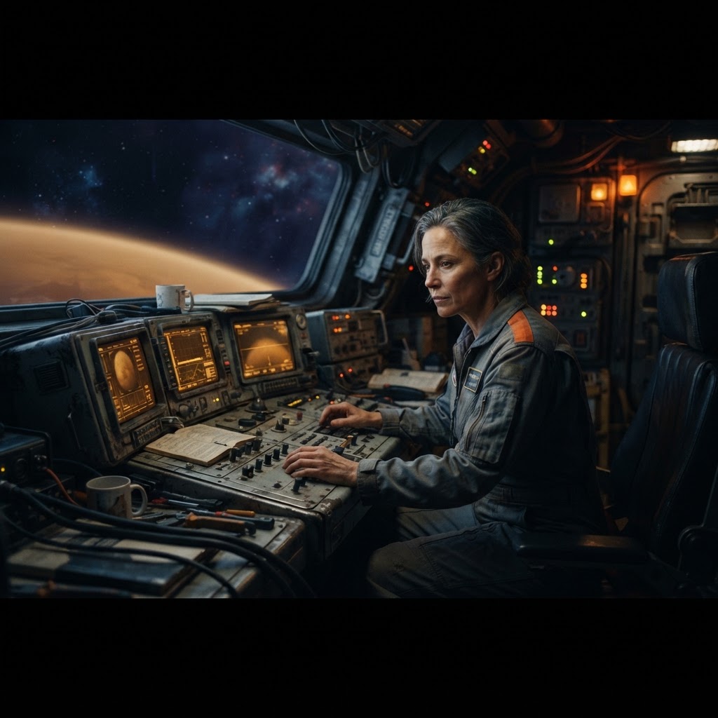 Field plate — Senior Aerostat Pilot, Titan Atmospheric Extraction, Titan Hydrocarbon Works