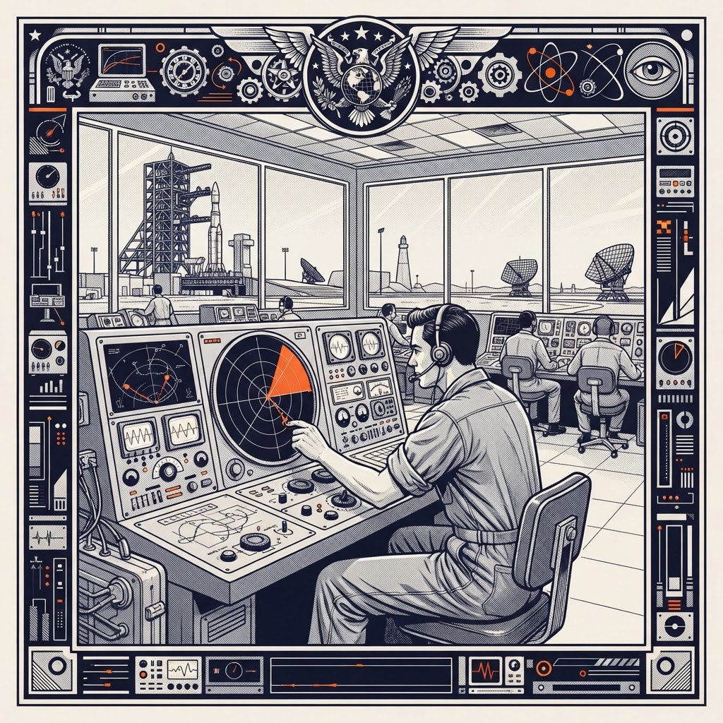 Field plate — Orb Phenomena Tracking Specialist, Sky Survey Grid, distributed