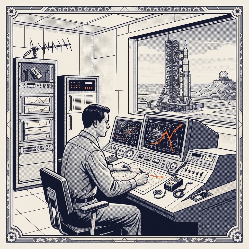 Field plate — Launch Window Meteorologist, Canaveral Anchor Community, Earth