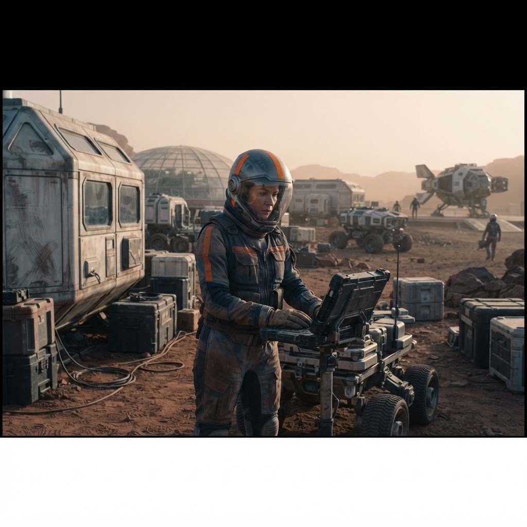 Field plate — Senior Logistics Specialist, Elysium Orbital Supply Chain, Elysium Settlement, Mars