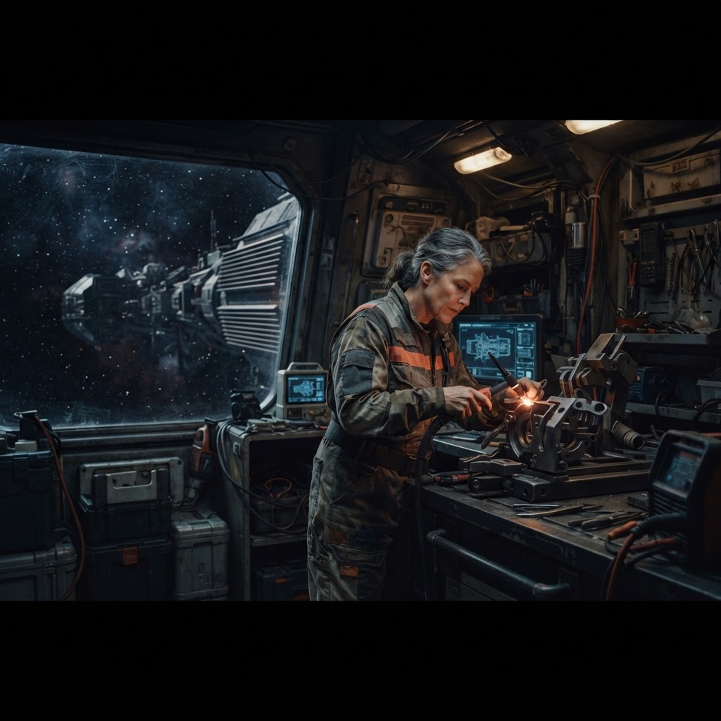 Field plate — Chief Fabrication Engineer: First 500 Assembly, Enceladus Plume Station