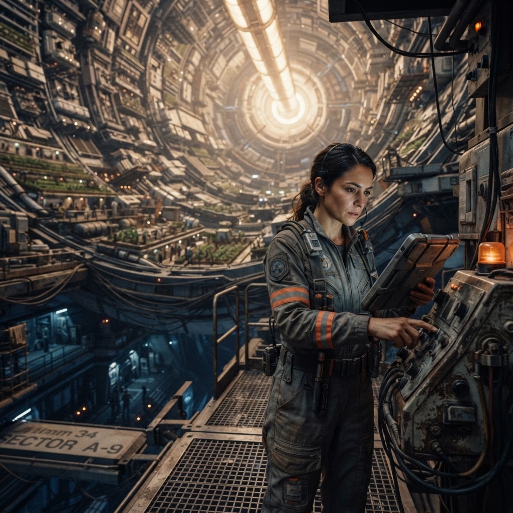 Field plate — Director of First 500 Infrastructure and Fabrication, GSV Long Now, Centauri Heading