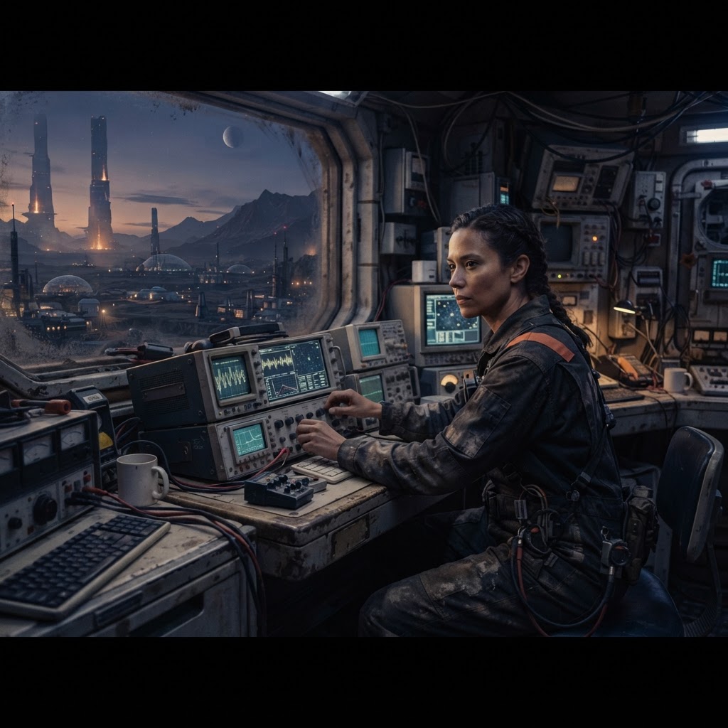 Field plate — Deep Space Signal Monitor Technician, Teegarden b Charter Colony