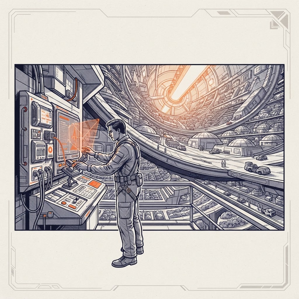 Field plate — Generational Continuity Officer, GSV Long Now, Centauri Heading