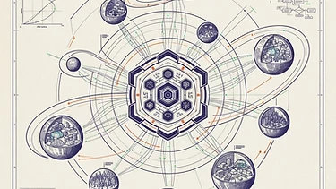 A connected galaxy of persistent worlds and creator-built structures