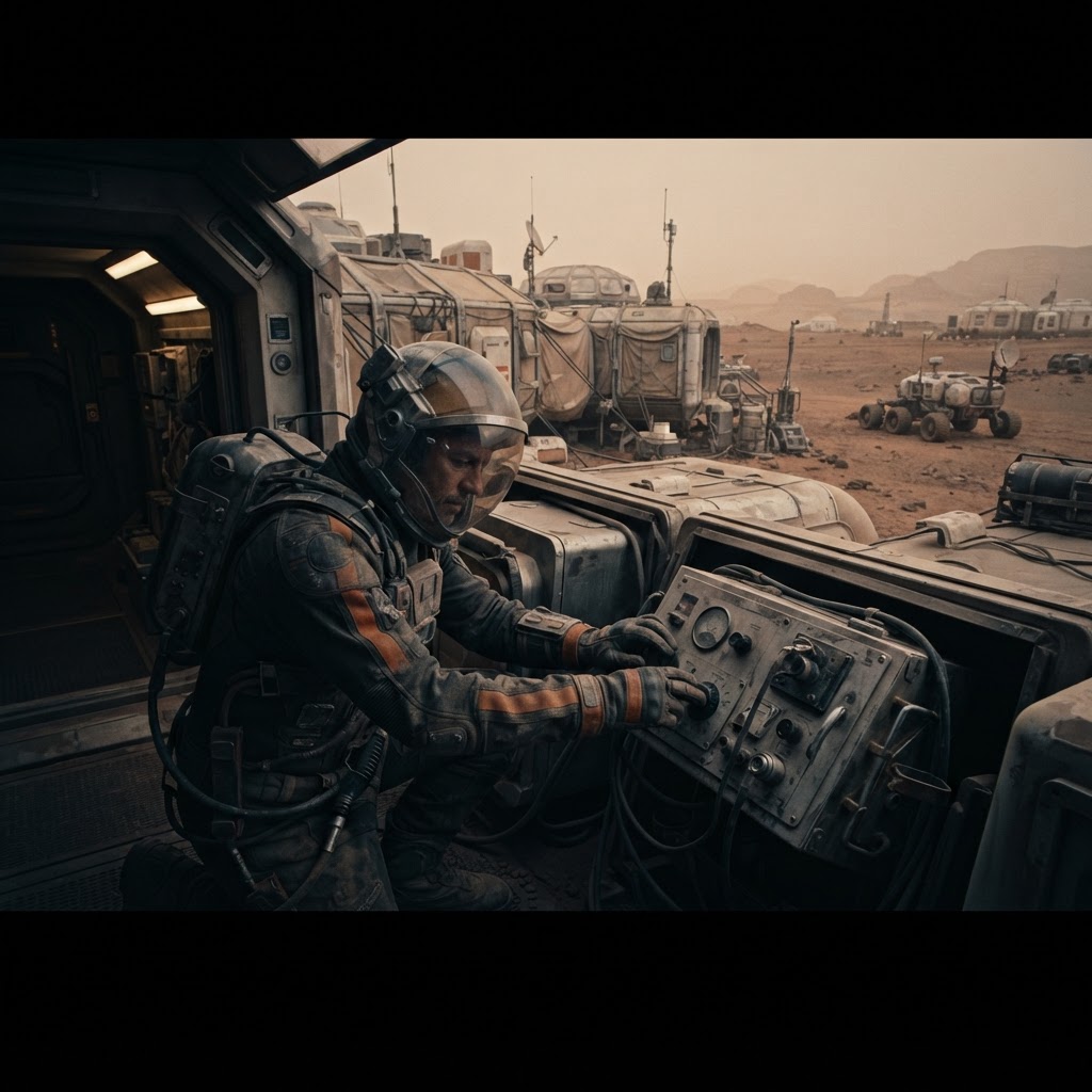 Field plate — Director of Atmospheric Stabilization, Elysium Sector, Elysium Settlement, Mars
