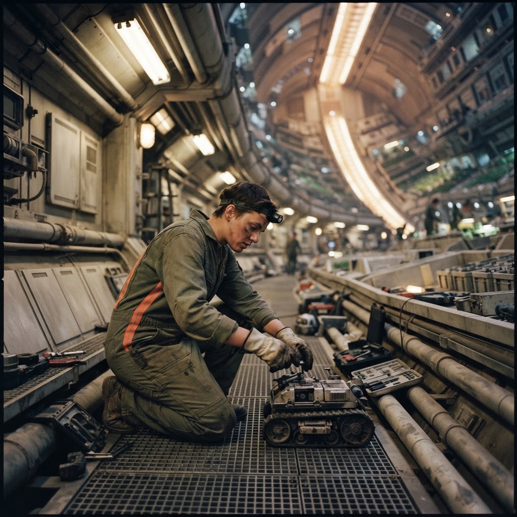 Field plate — Apprentice Robotics Custodian, OWV Covenant Maintenance Division, OWV Covenant, Outbound