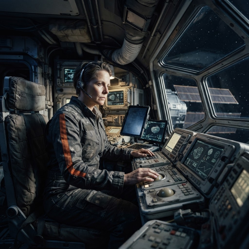 Field plate — Director of Asteroid Asset Liquidation and Risk Management, Ceres Mining Complex