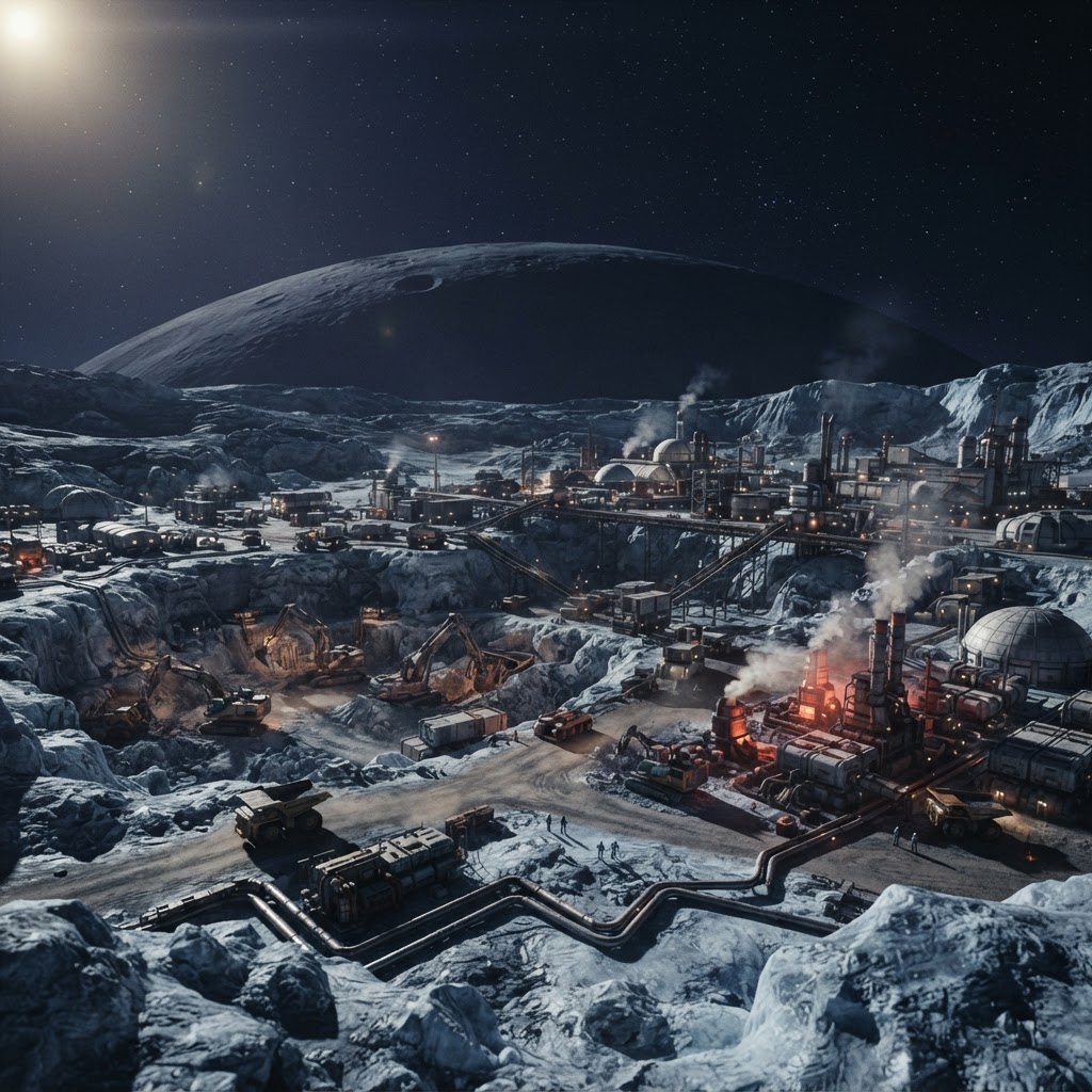 Cinematic plate of Ceres Mining Complex