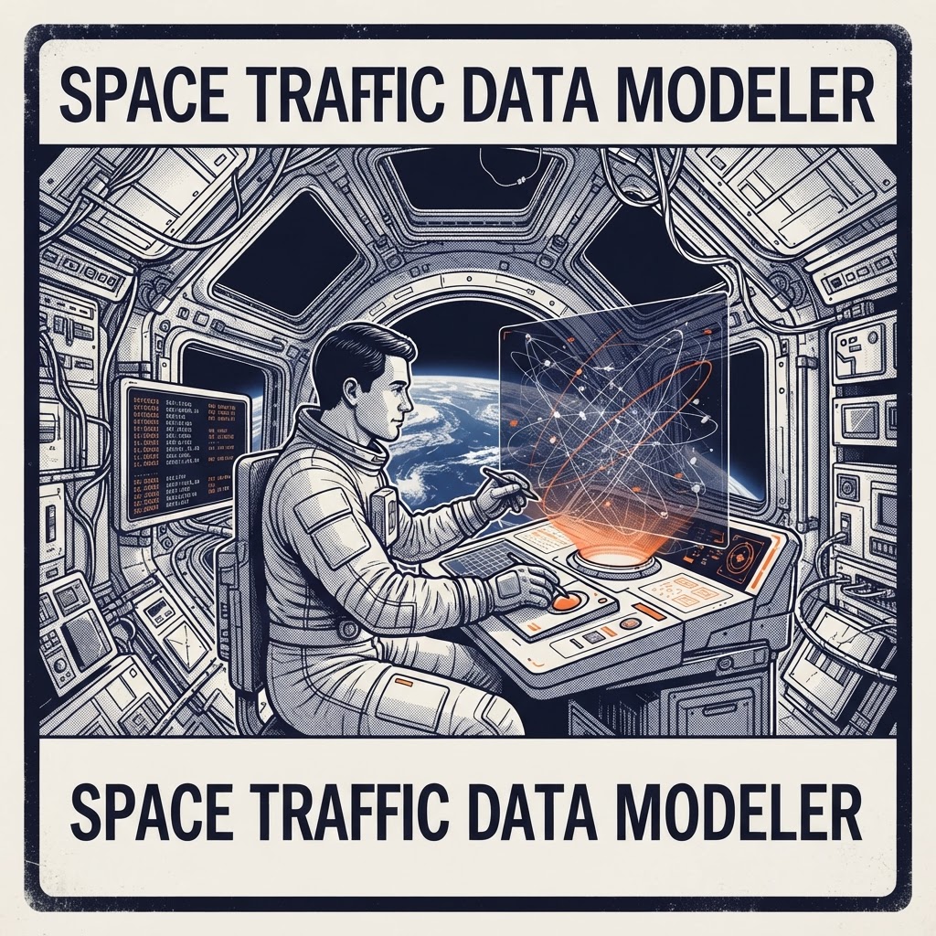 Field plate — Space Traffic Data Modeler, Armstrong Station, LEO