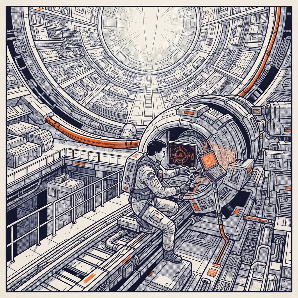 Field plate — Ring Gravity Maintenance Engineer, OWV Covenant, Outbound