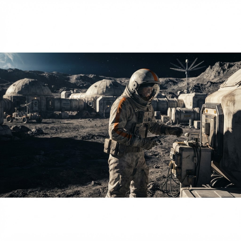 Field plate — Apprentice Security Officer, First 500 Far Side Array, Far Side Array, Luna