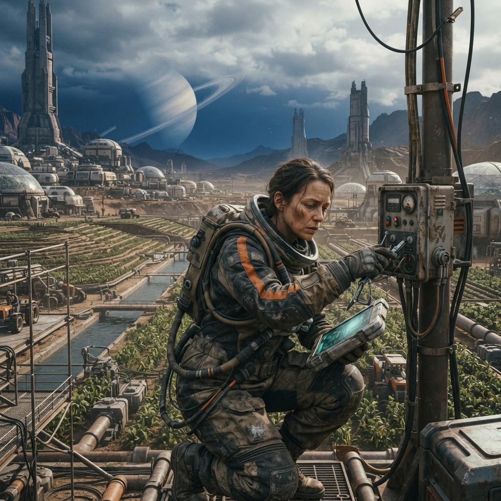 Field plate — Senior Conjunction Class Agriculture Systems Architect, Venus Aerostat Colony Morning Star