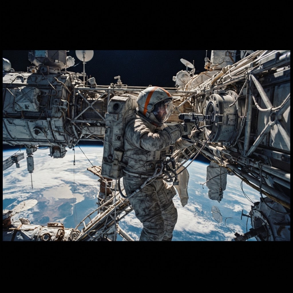 Field plate — Dust Season Environmental Technician, Gateway Ring, Lunar Orbit