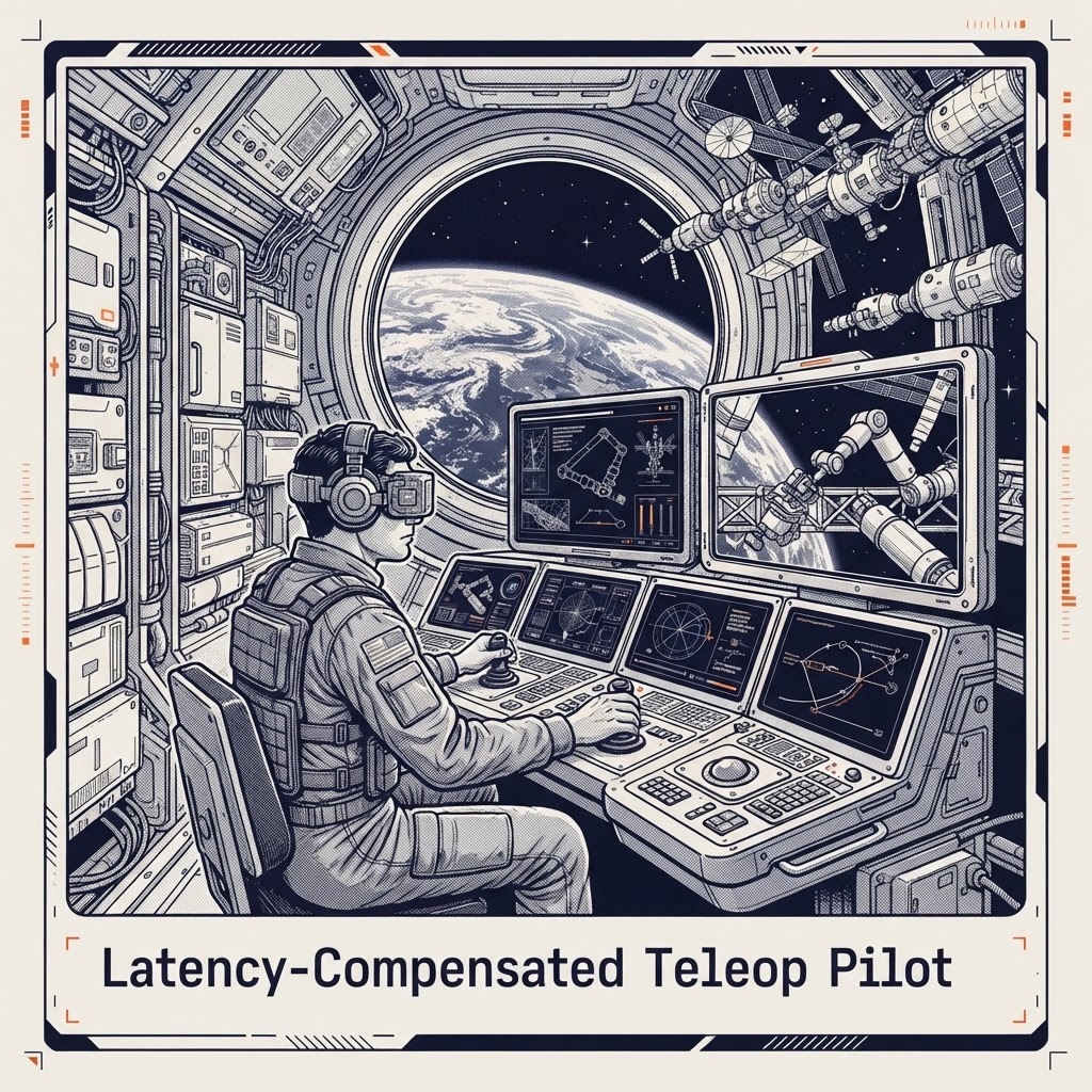 Field plate — Latency-Compensated Teleop Pilot, Gateway Teleop Facility, Lunar Orbit