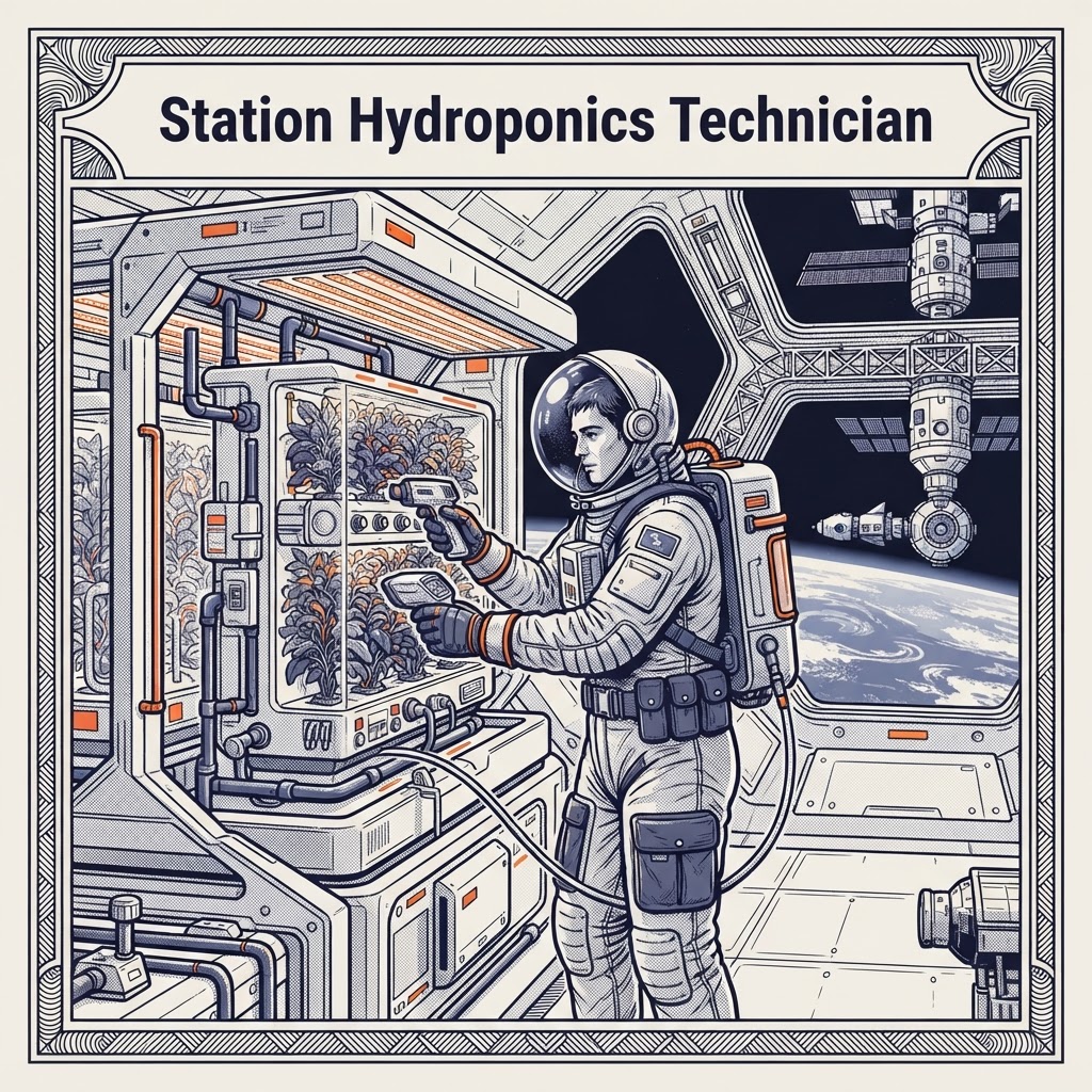 Field plate — Station Hydroponics Technician, Armstrong Station, LEO