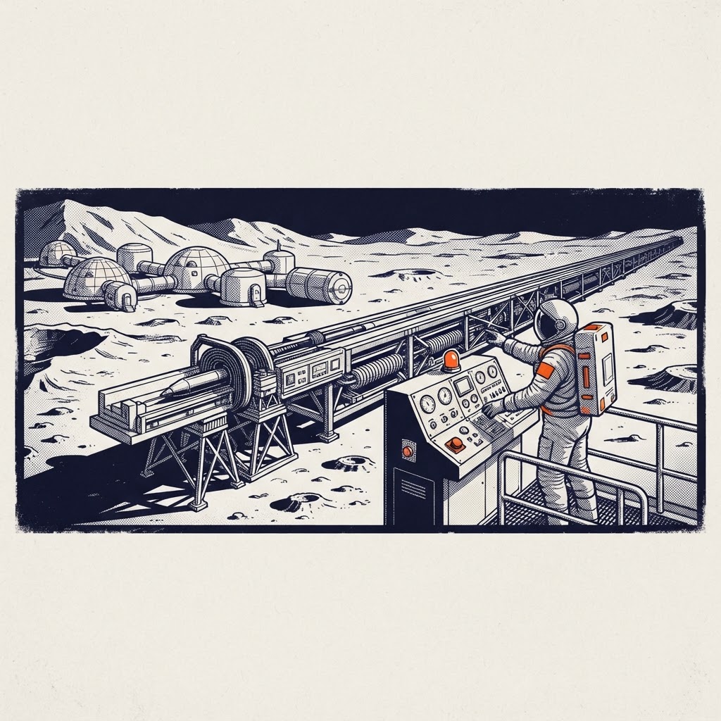 Field plate — Mass Driver Operations Chief, Copernicus Industrial Zone, Luna