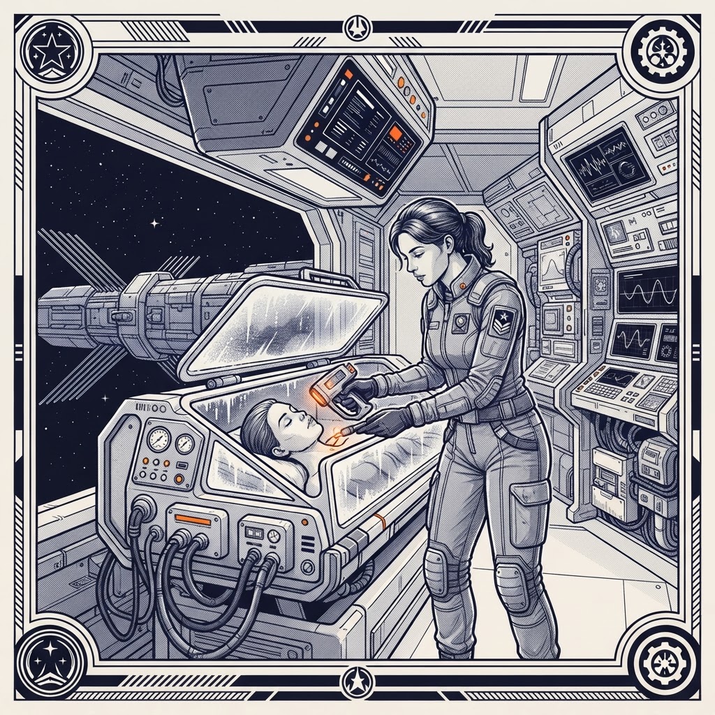 Field plate — Cryosleep Revival Nurse, Rotating fleet assignments