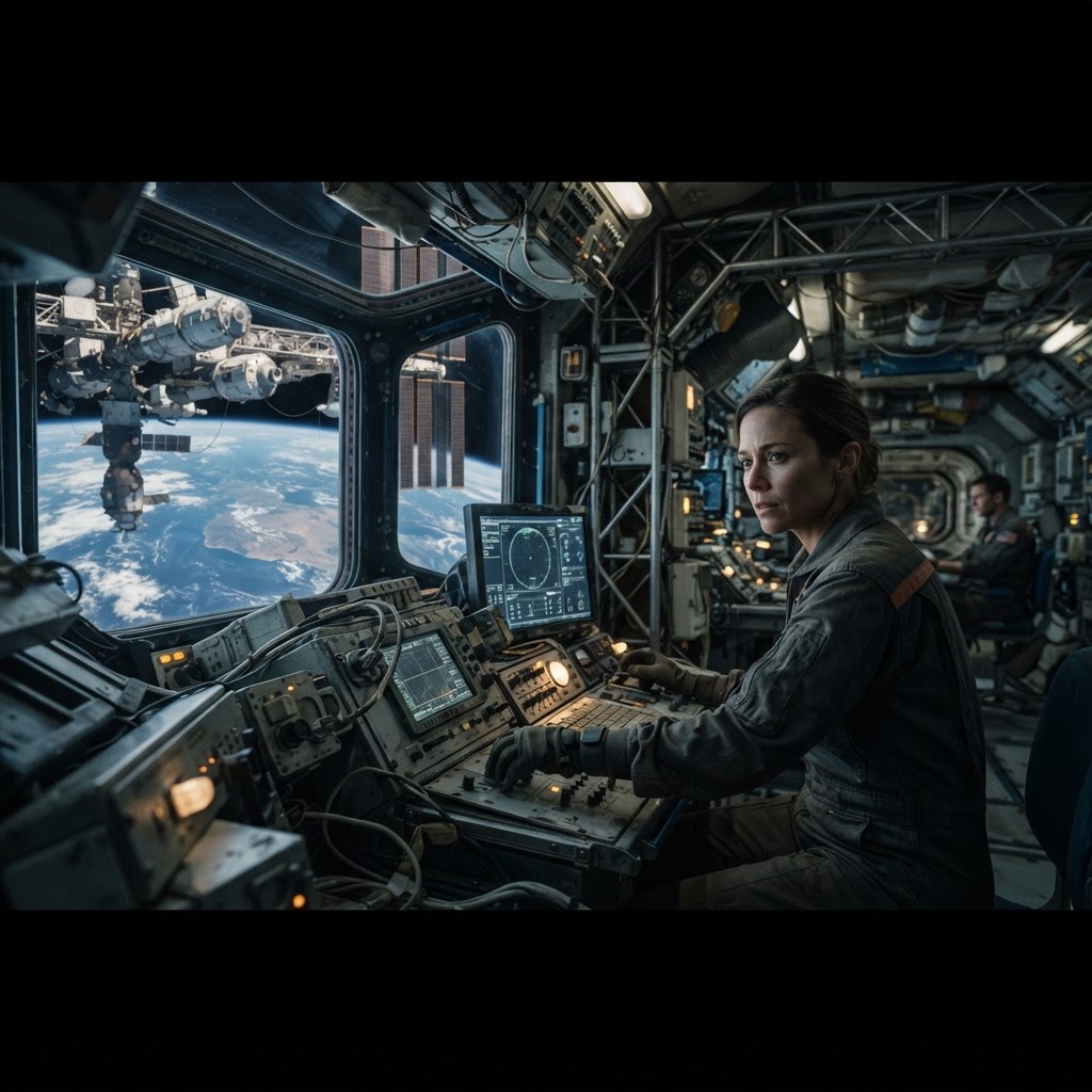 Field plate — Director of First 500 Bridge Command, Gateway Ring, Lunar Orbit