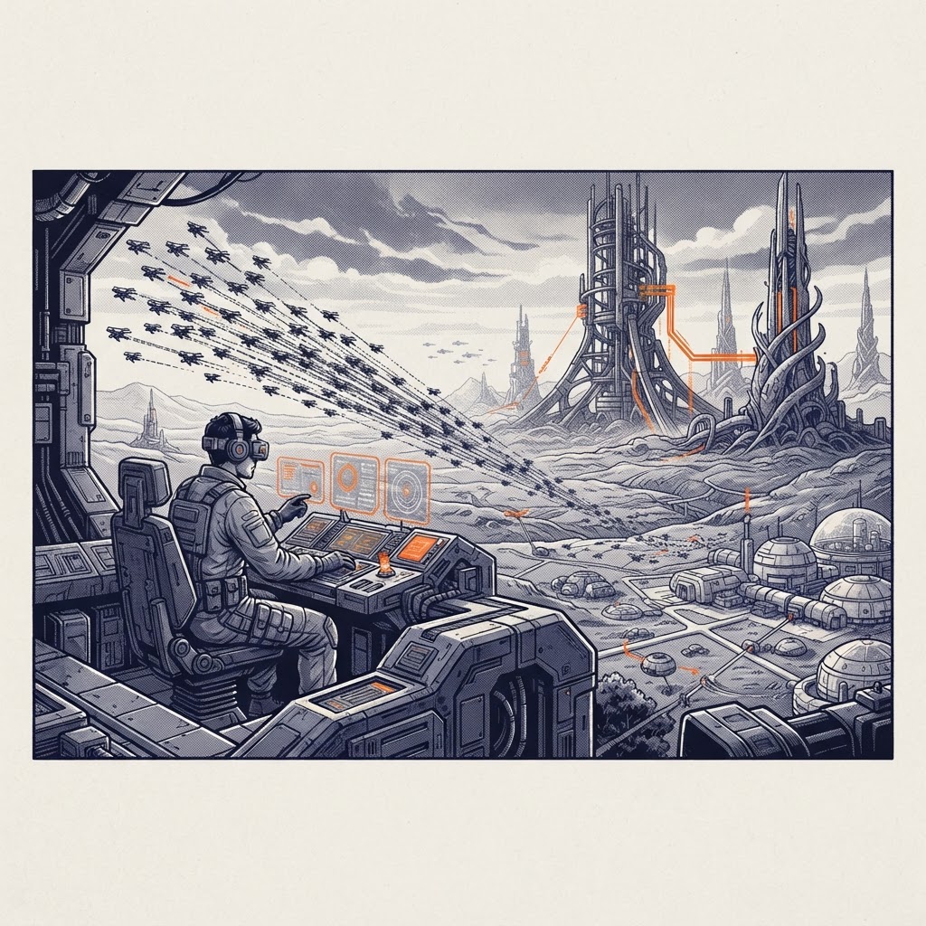 Field plate — Pathfinder Drone Swarm Operator, Survey Vessel Rotation, Gliese Sector