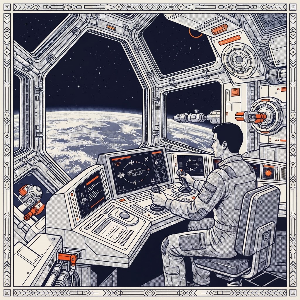 Field plate — Orbital Traffic Controller, Armstrong Station, LEO