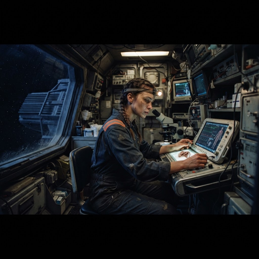 Field plate — Night Cycle Apprentice Medical and Surgical Resident, Callisto Deep Habitat