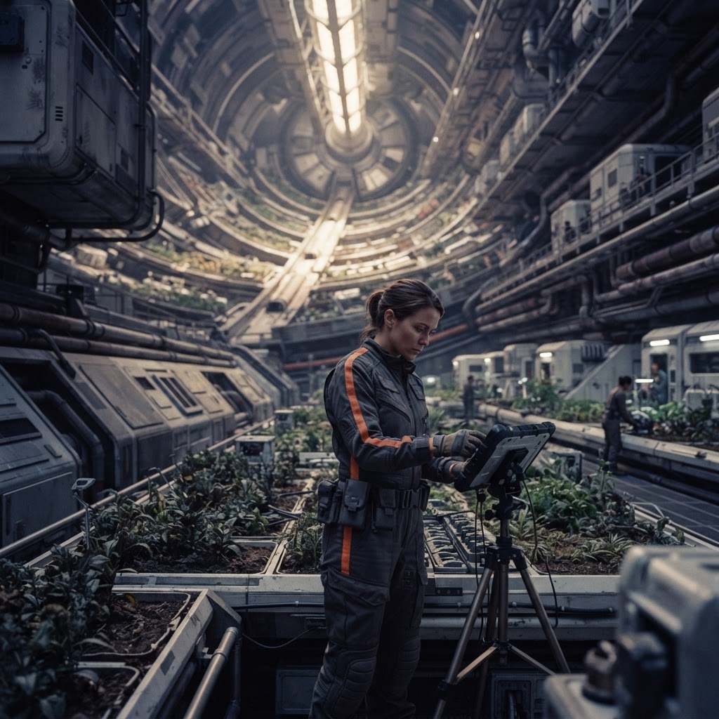 Field plate — Chief Cohort 7 Terraforming Architect, GSV Long Now, Centauri Heading