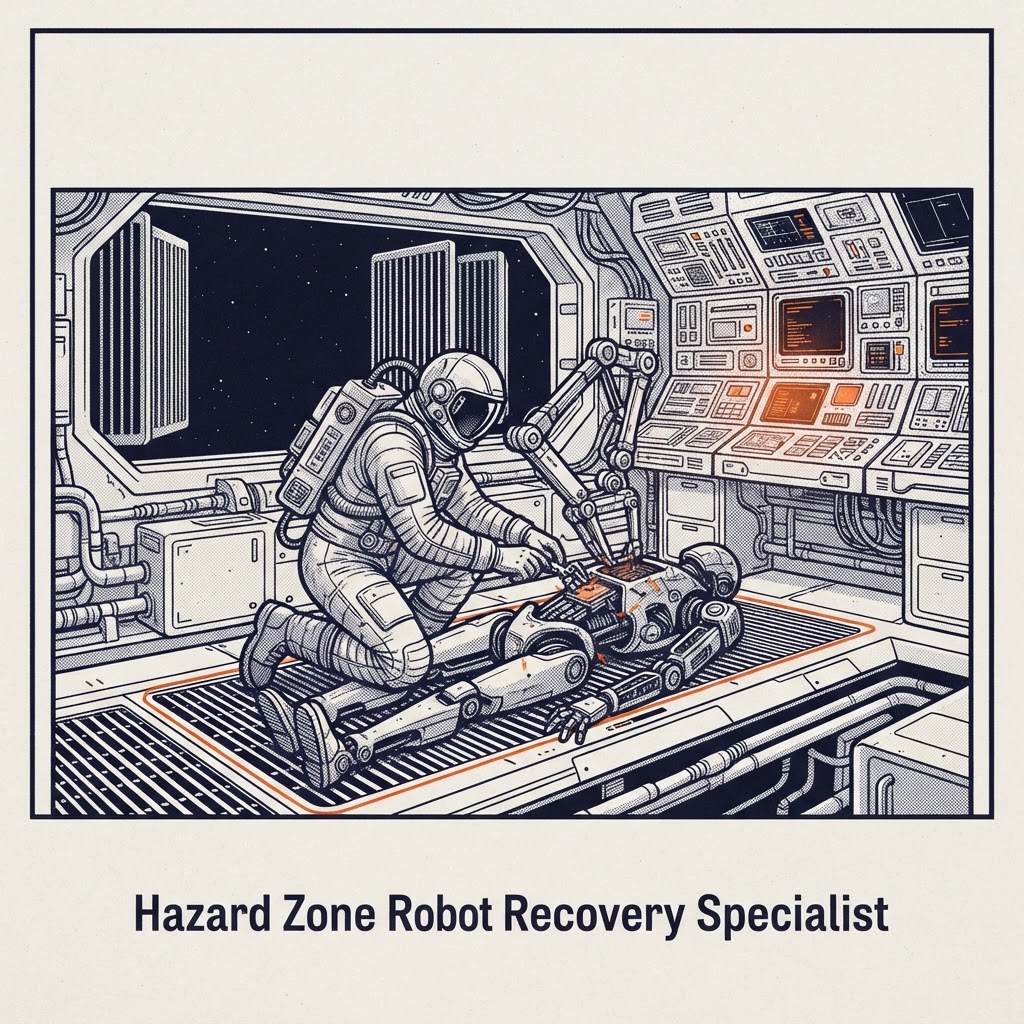 Field plate — Hazard Zone Robot Recovery Specialist, Rotating, fleet-wide