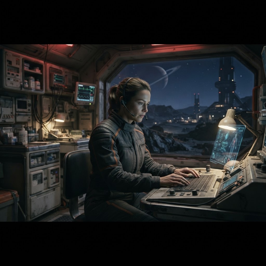 Field plate — Chief Medical Officer, Night Cycle Operations, Proxima Centauri b Advance Mission