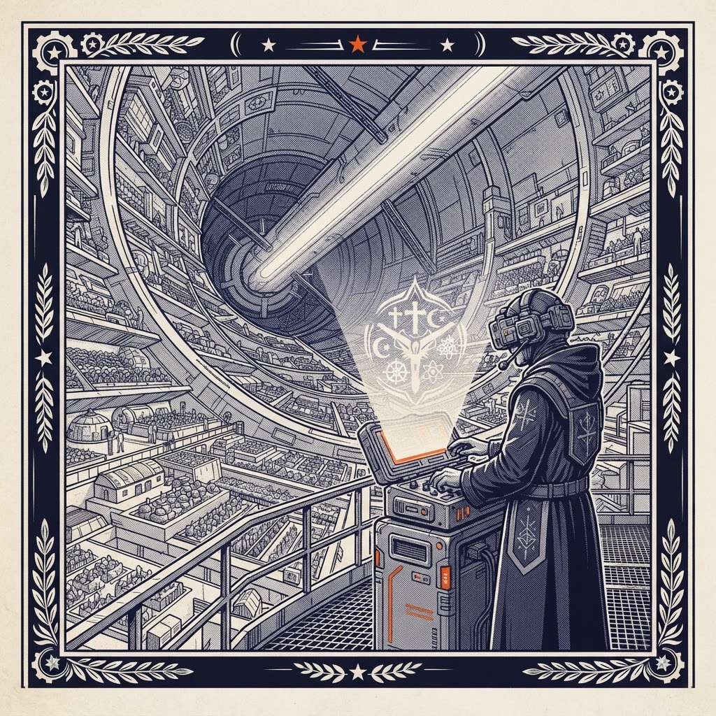 Field plate — Chaplain, Multi-Faith Deep Space, OWV Covenant, Outbound