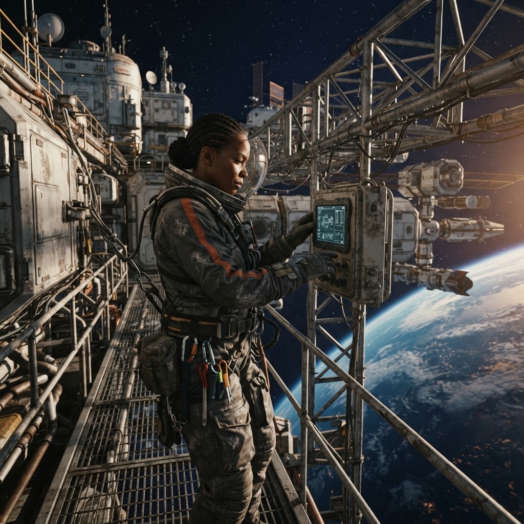 Field plate — Director of First 500 Extraction Assets, Armstrong Station, LEO