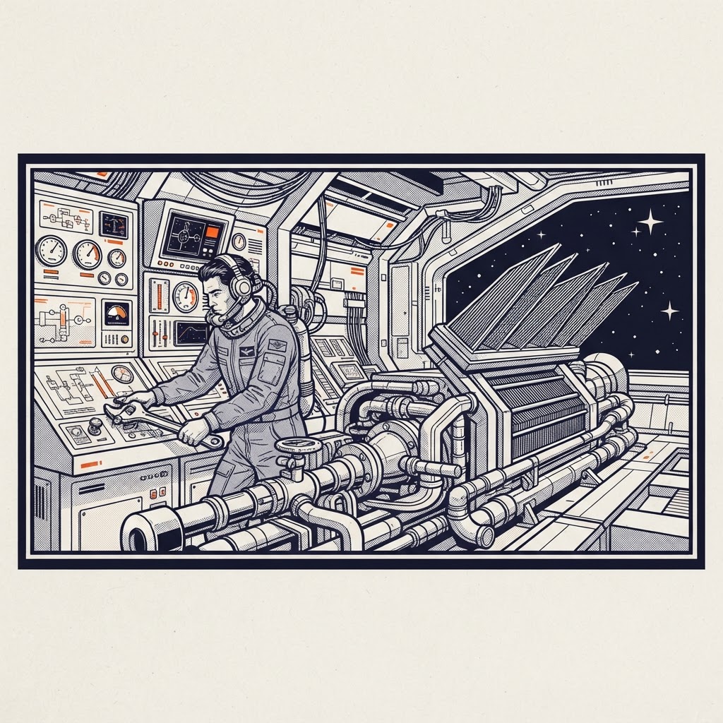 Field plate — Director of Dust Season Propulsion Systems, Enceladus Plume Station