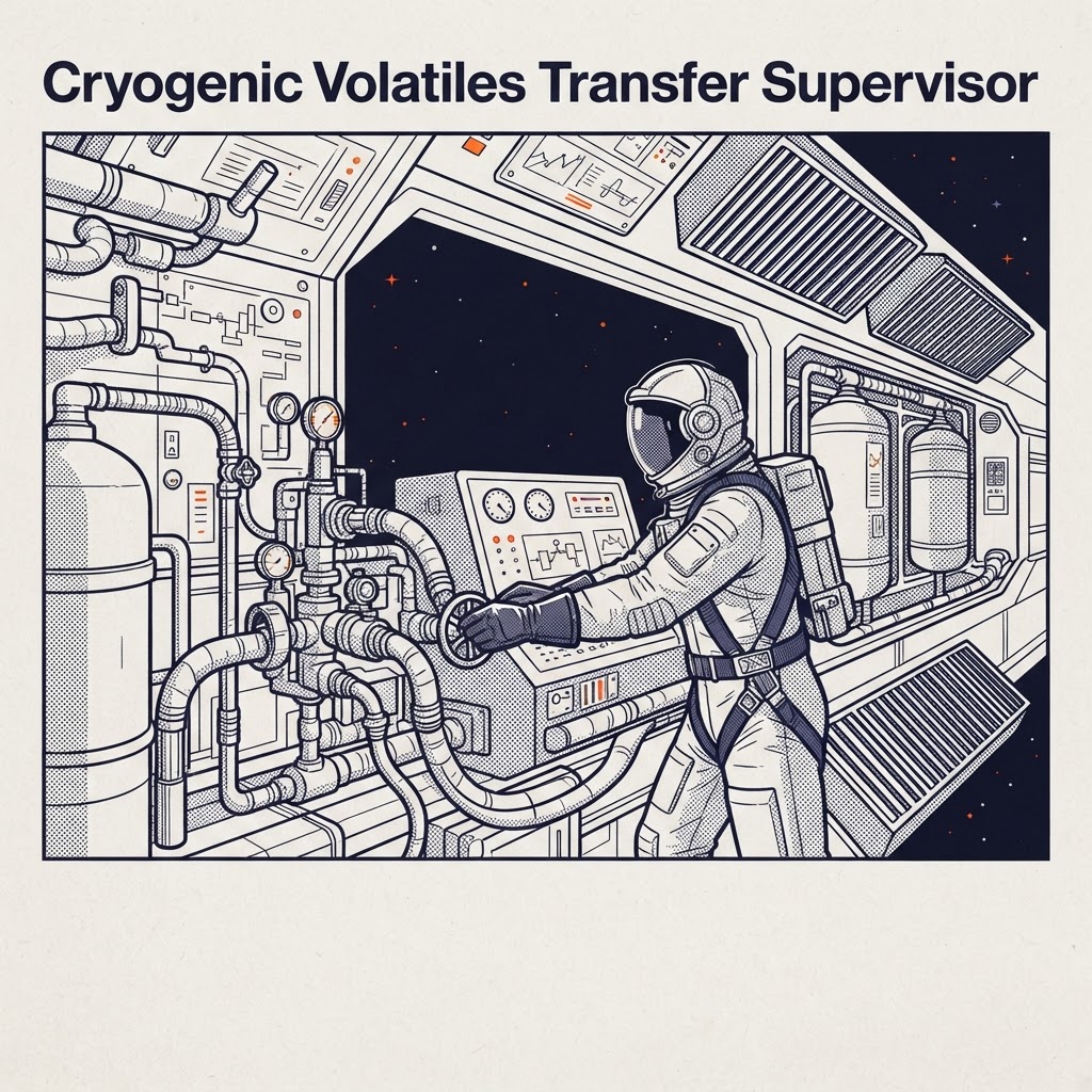 Field plate — Cryogenic Volatiles Transfer Supervisor, Titan Hydrocarbon Works