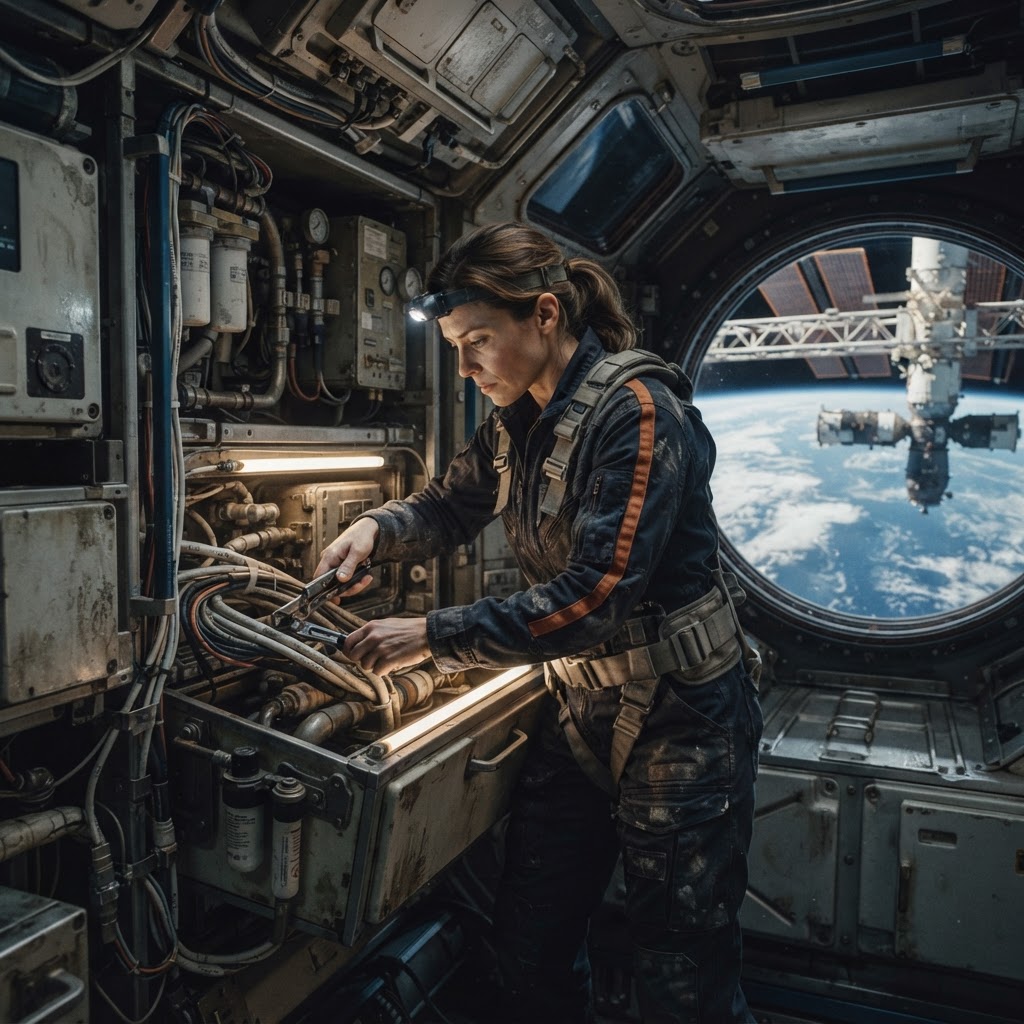 Field plate — Chief Systems Engineer, Cohort 7 Life Support, Armstrong Station, LEO