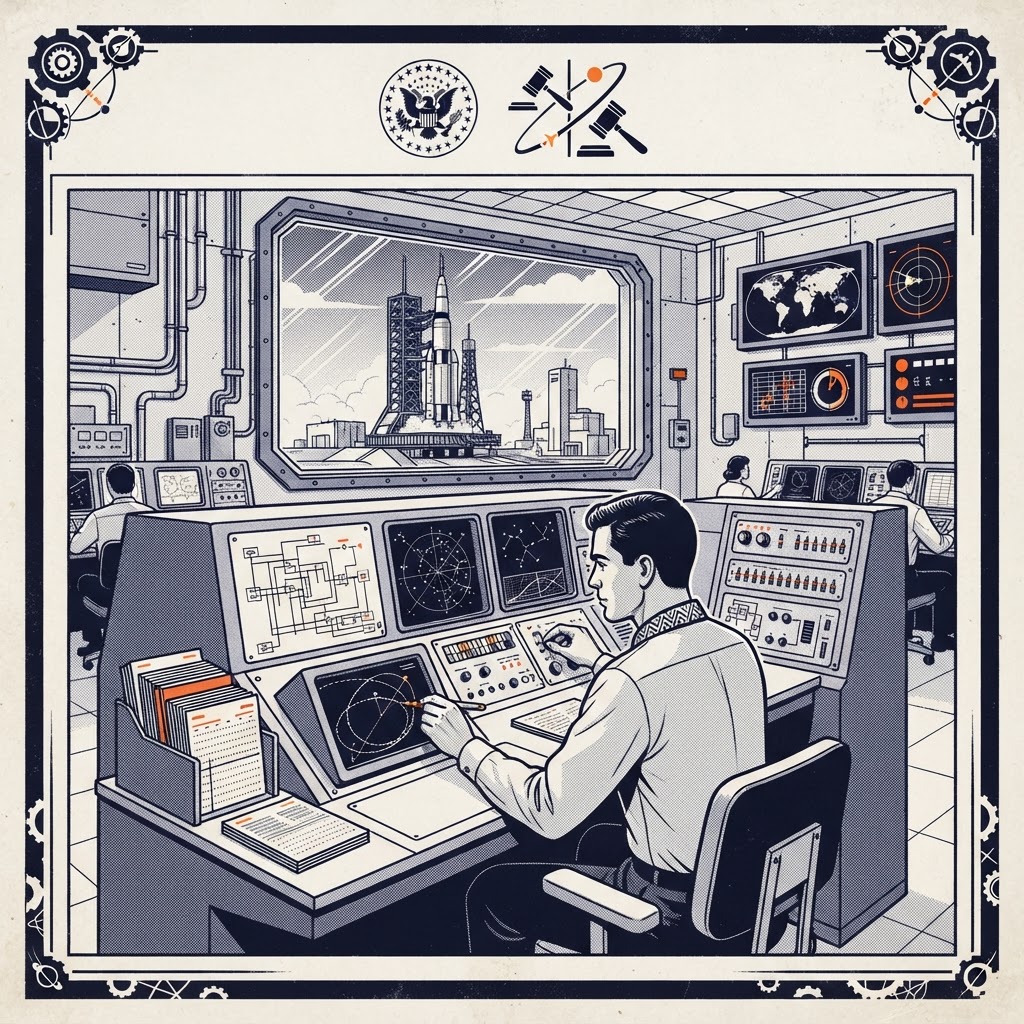 Field plate — Space Traffic Law Clerk, Orbital Court Registry, Earth
