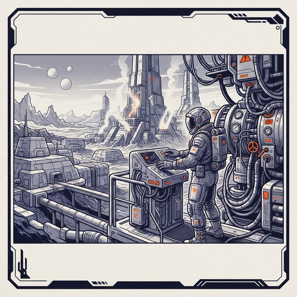 Field plate — Conjunction Class Senior Propulsion Technician, Proxima Centauri b Advance Mission