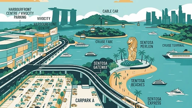 HarbourFront & Sentosa Parking Guide: Best Rates & Free Lots