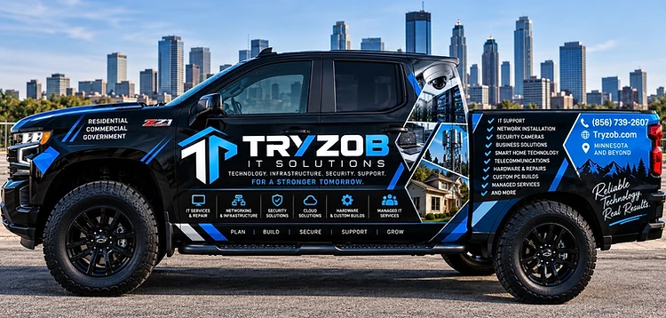 Tryzob IT Solutions service truck