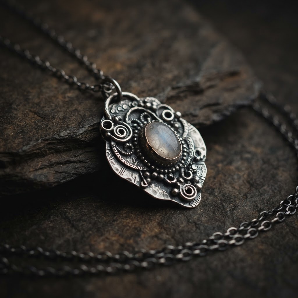 Lunar Silver Pendant